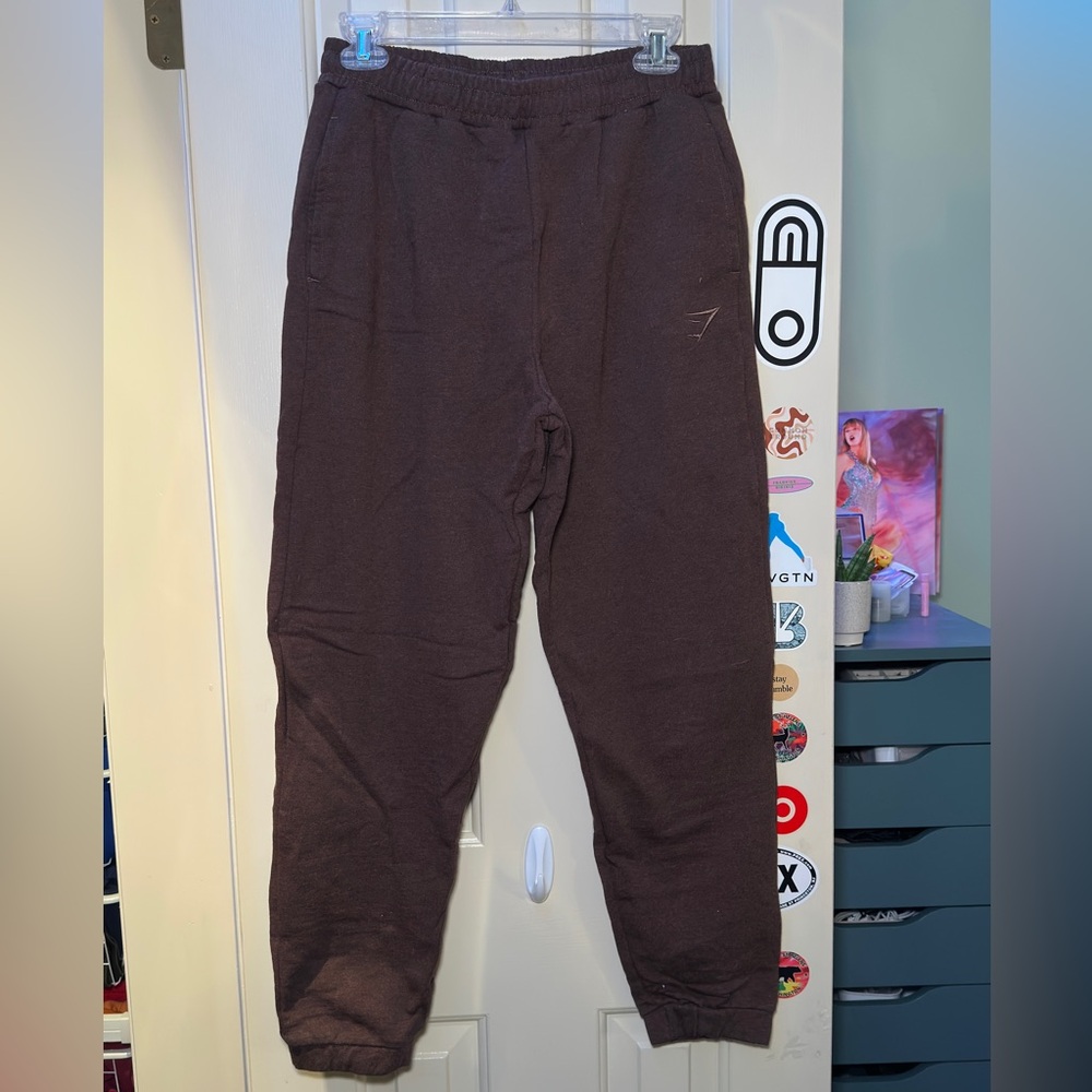Gymshark Rest Day Sweats Joggers in Cozy Brown Marl